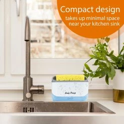 Cheer Collection Dish Soap Dispenser And Sponge Holder -Tools Verkaufsladen M00810026170966 2289350889