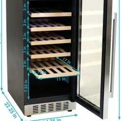 Sunnydaze Decor 33 Bottle Mini Beverage Refrigerator Glass Door Wine Beer Or Water -Tools Verkaufsladen M00810047678717 3441347926 scaled