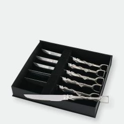 Vagabond House Stirrup Steak Knife Set