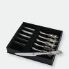 Vagabond House Pewter Bear Steak Knives Set