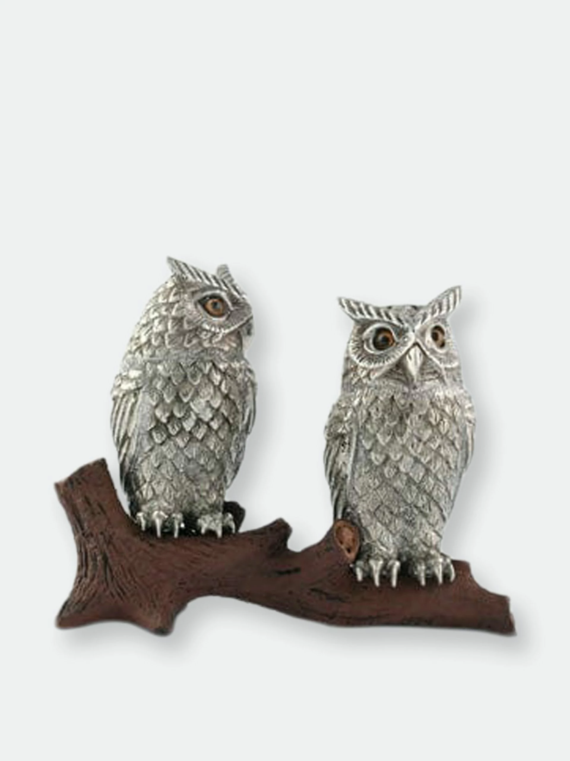 Vagabond House Owl On Log Salt And Peeper Shacker 3 Vagabond House Owl On Log Salt And Peeper Shacker