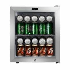Whynter Appliances 62 Can Capacity Stainless Steel Beverage Refrigerator With Lock