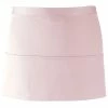 Premier® Ladies/Womens Colors 3 Pocket Apron / Workwear (Pink) (One Size)