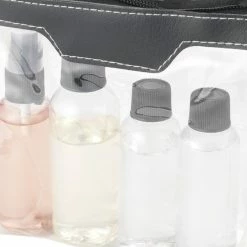 Bullet Munich Airline Approved Travel Bottle Set - Transparent/Black -Tools Verkaufsladen M05057819474954 1943215966