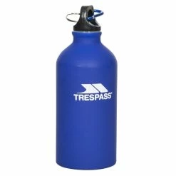 TRESPASS Swig Sports Bottle With Carabineer 0.5 Liters One Size - Matt Blue