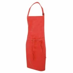 Dennys Multicoloured Bib Apron 28x36ins (Pack Of 2) (Red) (One Size) (One Size)