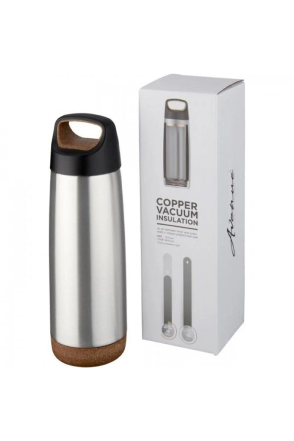 Avenue Valhalla Copper Vacuum Insulated Sport Bottle (Silver) (One Size) 4 Avenue Valhalla Copper Vacuum Insulated Sport Bottle (Silver) (One Size) – Bild 2