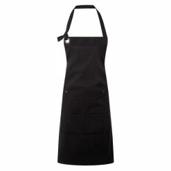 Premier® Premier Calibre Heavy Canvas Pocket Apron (Black) (One Size)