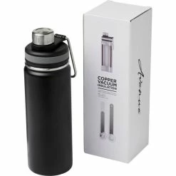 Avenue Gessi Vacuum Insulated Sport Bottle (Solid Black) (One Size)