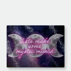 Grindstore Lets Make Some Mystic Munch Glass Chopping Board