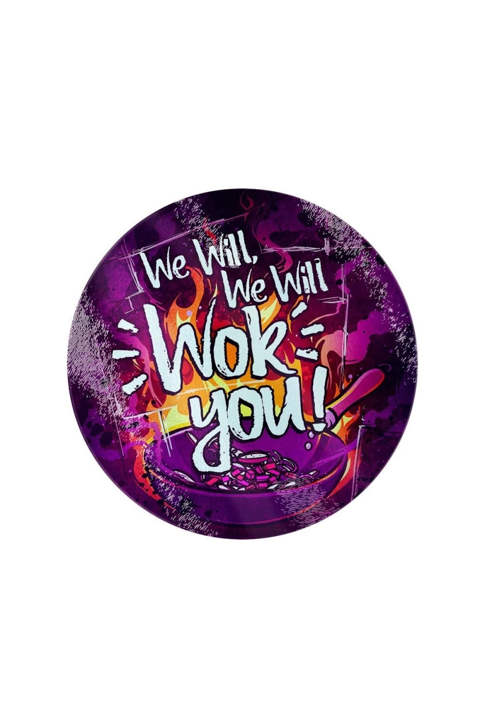 Grindstore We Will Wok You Glass Chopping Board 3 Grindstore We Will Wok You Glass Chopping Board