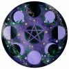 Grindstore Glass Moon Phases Chopping Board (Purple/Black) (One Size)