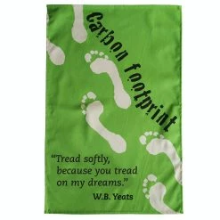 Radical Tea Towel Carbon Footprint Tea Towel