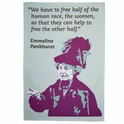 Radical Tea Towel Emmeline Pankhurst Tea Towel