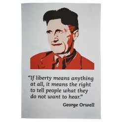 Radical Tea Towel George Orwell Tea Towel
