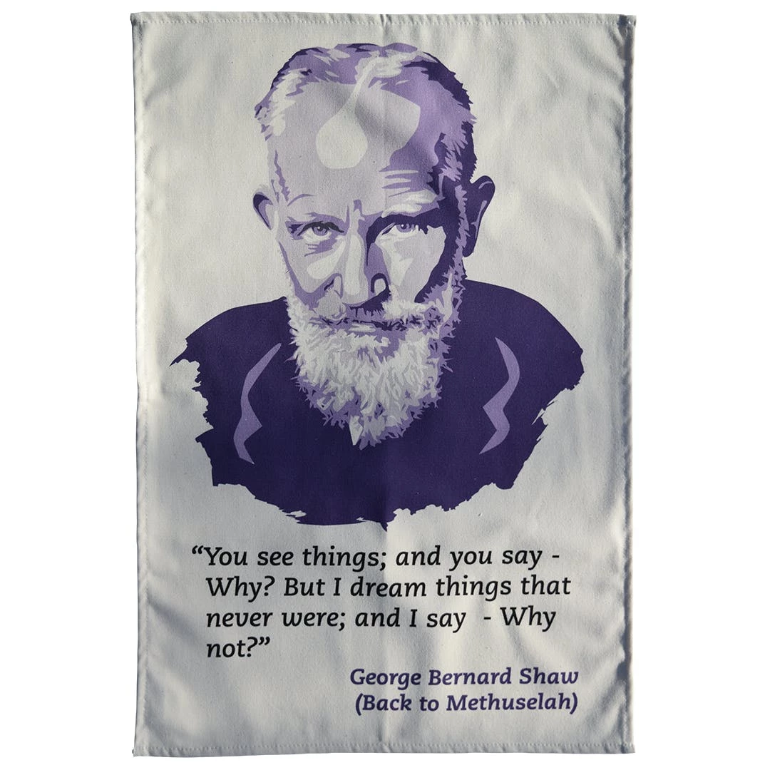 Radical Tea Towel George Bernard Shaw Tea Towel 3 Radical Tea Towel George Bernard Shaw Tea Towel