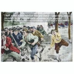 Radical Tea Towel Shays&apos; Rebellion Tea Towel