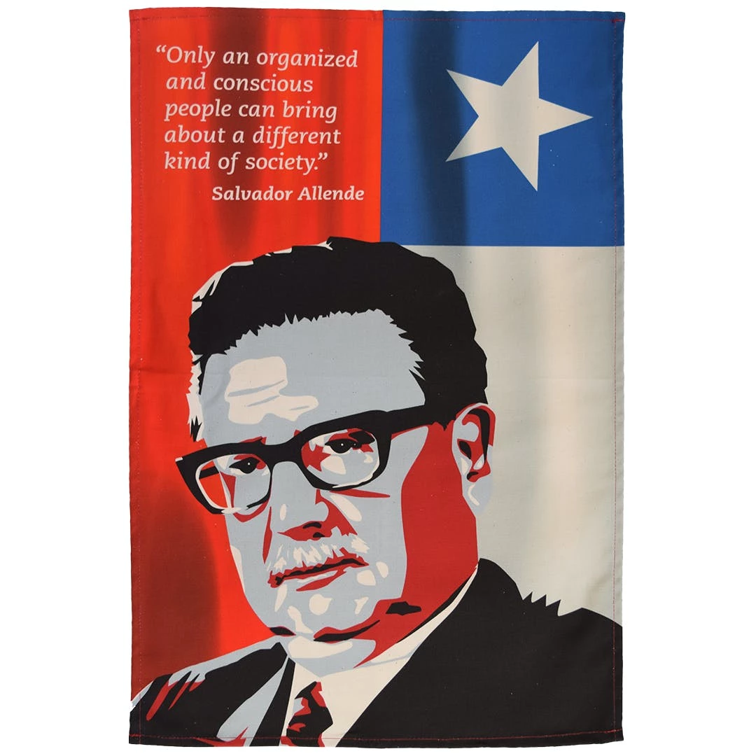 Radical Tea Towel Salvador Allende Tea Towel 3 Radical Tea Towel Salvador Allende Tea Towel