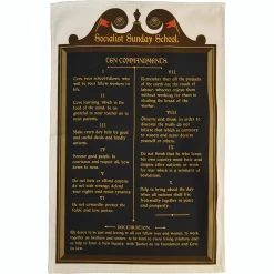 Radical Tea Towel Socialist Sunday School Tea Towel