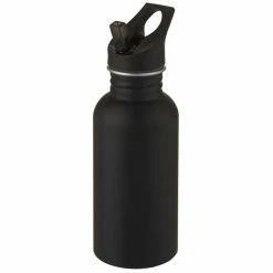 Bullet Lexi Stainless Steel Water Bottle (Solid Black) (One Size)