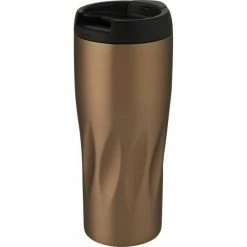 Avenue Waves Copper Insulated Travel Mug - Rose Gold