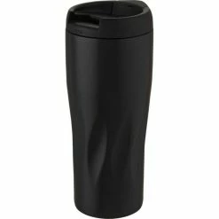 Avenue Waves Copper Insulated Travel Mug - Solid Black