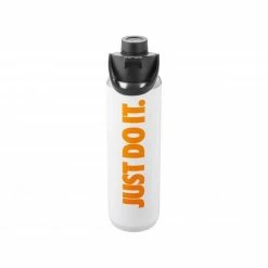 Nike Hypercharge Water Bottle - White/Black/Orange