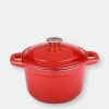 BergHOFF Neo 3QT Cast Iron Round Covered Dutch Oven, Red -Tools Verkaufsladen M05413821019185 3428943647 scaled