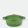 BergHOFF Neo 8QT Cast Iron Oval Covered Casserole, Green -Tools Verkaufsladen M05413821019352 3203043091 scaled