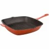 BergHOFF Neo 11" Cast Iron Square Grill Pan - Orange -Tools Verkaufsladen M05413821019482 403693949