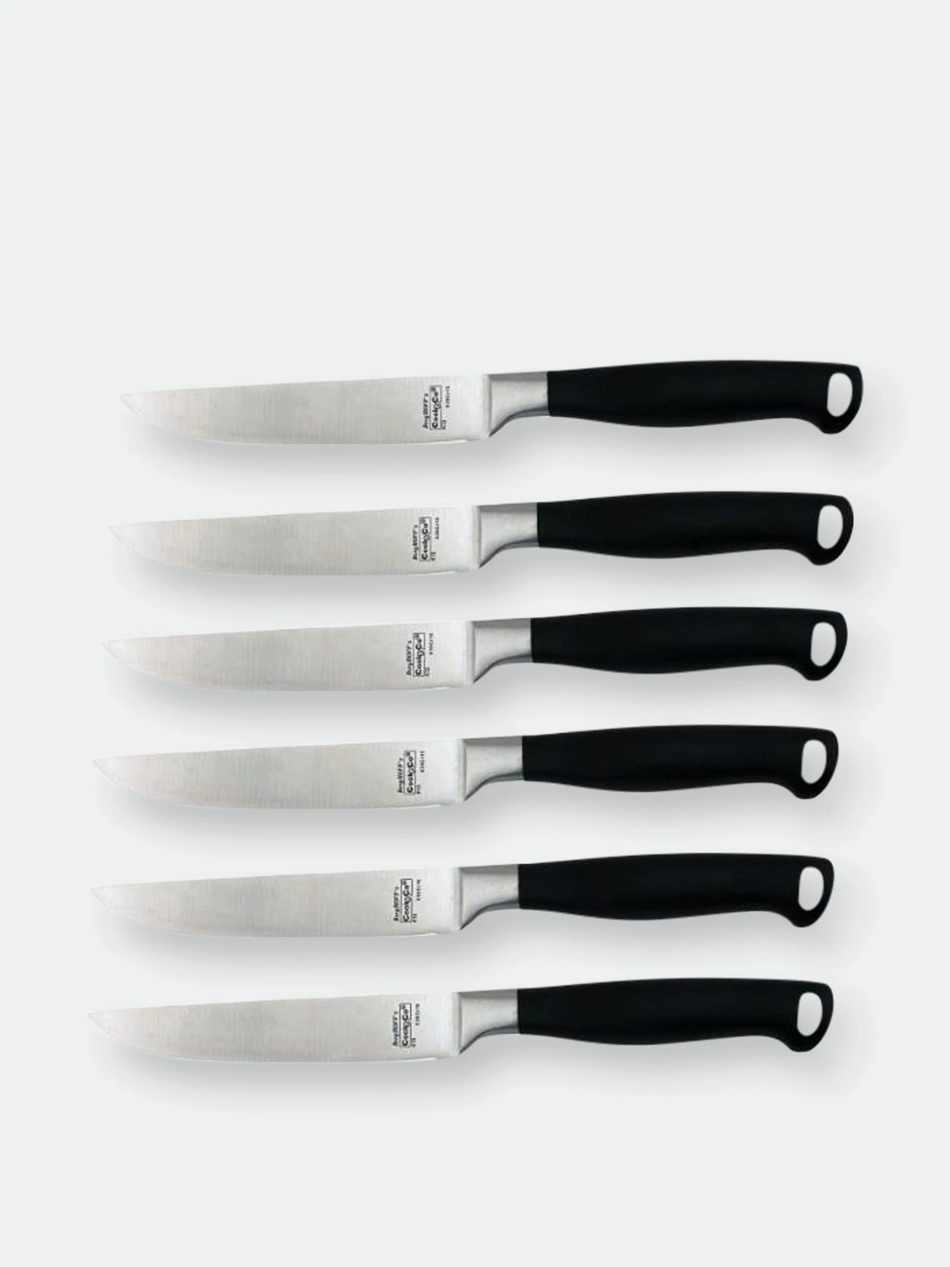 BergHOFF Bistro Stainless Steel Steak Knife, Set Of 6 3 BergHOFF Bistro Stainless Steel Steak Knife, Set Of 6