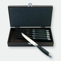 BergHOFF Geminis 7Pc Steak Knife Set With Wooden Case -Tools Verkaufsladen M05413821033648 2499908520 scaled