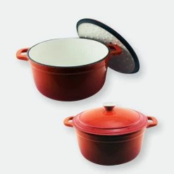 BergHOFF Neo Stockpot Set 4PC Orange