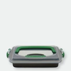 BergHOFF Perfect Slice 13" Covered Cake Pan With Slicing Tool