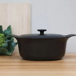 BergHOFF Ron 11" Cast Iron Covered Casserole 5.5QT, Black -Tools Verkaufsladen M05413821050300 3905487442