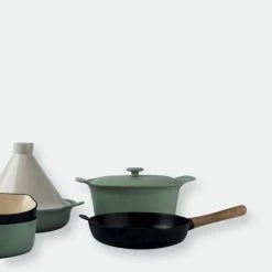 BergHOFF Ron 11" Cast Iron Covered Casserole 5.5QT, Green 7 BergHOFF Ron 11" Cast Iron Covered Casserole 5.5QT, Green -Tools Verkaufsladen M05413821050409 807550105 scaled