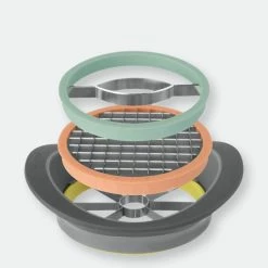 BergHOFF Leo 4PC 7" Stainless Steel All-in-One Slicer Set