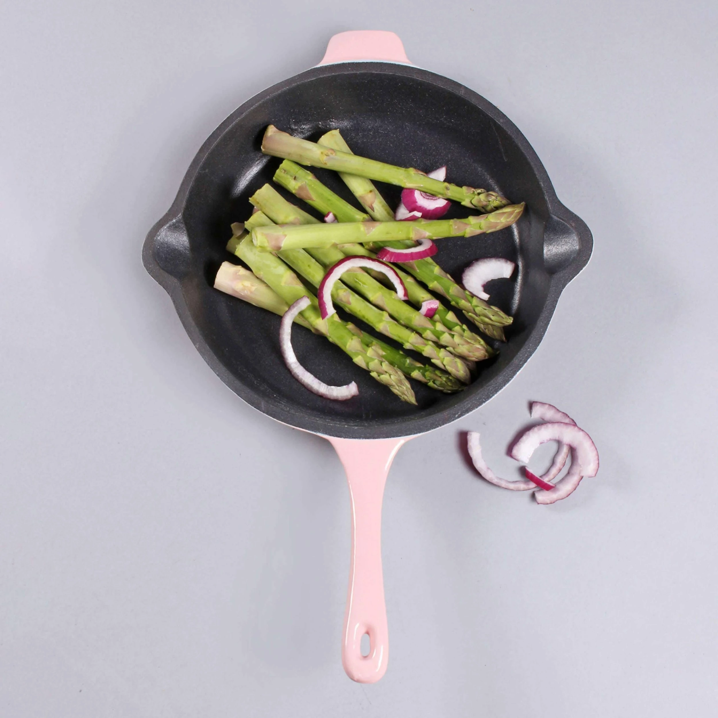 BergHOFF Neo 10" Cast Iron Fry Pan - Pink 4 BergHOFF Neo 10" Cast Iron Fry Pan - Pink – Bild 2