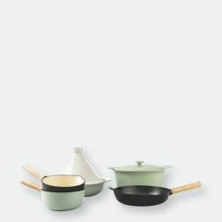 BergHOFF Ron 8pc Cast Iron Cookware Set, Green -Tools Verkaufsladen M05413821066226 1783658026 scaled