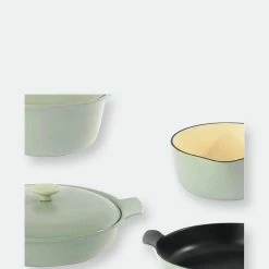 BergHOFF Ron 8pc Cast Iron Cookware Set, Green -Tools Verkaufsladen M05413821066226 465029688 scaled