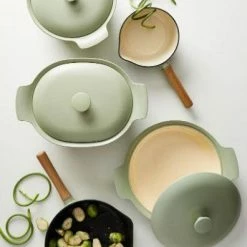 BergHOFF Ron 8pc Cast Iron Cookware Set, Green -Tools Verkaufsladen M05413821066226 873004090