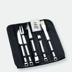 BergHOFF Cubo 6PC Stainless Steel BBQ Set With Folding Bag