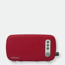 BergHOFF Seren Side Loading Toaster With Red Panel