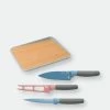 BergHOFF Leo 4PC Stainless Steel Knife Set With 16" Bamboo Cutting Board -Tools Verkaufsladen M05413821082646 3165509751 scaled