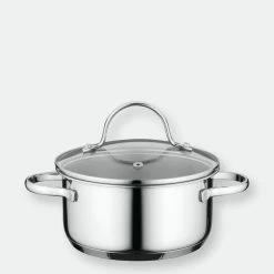 BergHOFF Essentials Comfort 12Pc  18/10 Stainless Steel Cookware Set With Glass Lids -Tools Verkaufsladen M05413821083636 2348146303 scaled