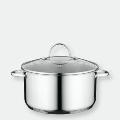 BergHOFF Essentials Comfort 12Pc  18/10 Stainless Steel Cookware Set With Glass Lids -Tools Verkaufsladen M05413821083636 3591383500 scaled