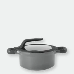 BergHOFF GEM 8" Non-Stick Covered Casserole, 3 QT, Grey