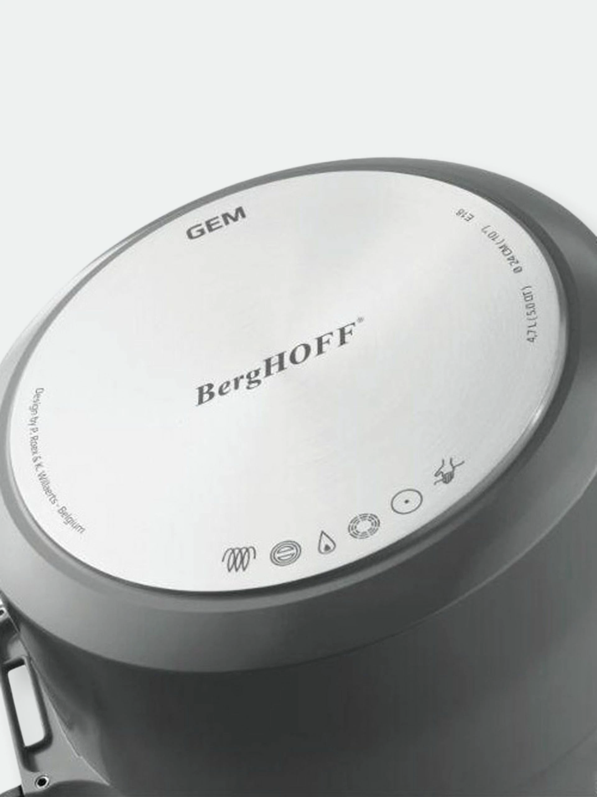 BergHOFF GEM 9.5" Stay-Cool Two-Handled Sauté Pan, Grey 4 BergHOFF GEM 9.5" Stay-Cool Two-Handled Sauté Pan, Grey – Bild 2