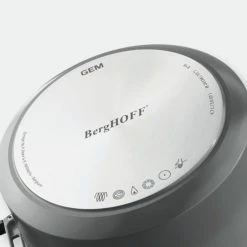 BergHOFF GEM 10.25" Non-Stick Covered 2-Handled Sauté Pan, 4.1 QT, Grey -Tools Verkaufsladen M05413821084114 2699676620 scaled
