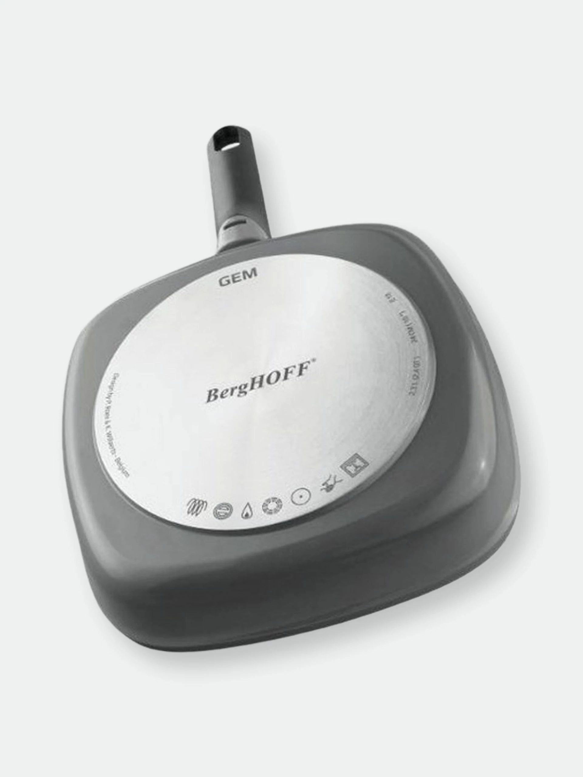 BergHOFF GEM 10" Non-Stick Grill Pan, 2.4 QT, Grey 4 BergHOFF GEM 10" Non-Stick Grill Pan, 2.4 QT, Grey – Bild 2